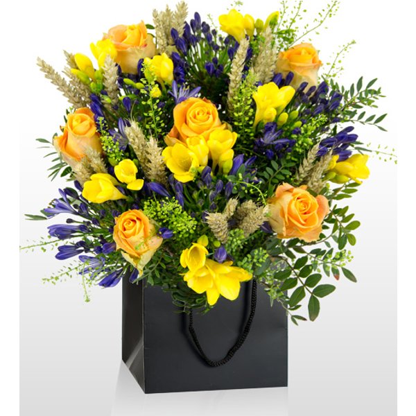 Wheatfields by Van Gogh - National Gallery Flowers - National Gallery Bouquets - Luxury Bouquets - Luxury Flowers