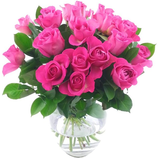 20 Pink Roses Bouquet