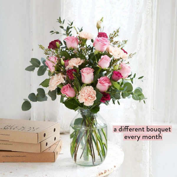 3 Months of Flowers - Mini Subscription - birthday - Winter Flowers - Flowers - Flower Delivery - Send Flowers - Letterbox Flowers - Bloom & Wild Flowers - Flower Gift - Flower Bouquet - 3 Months of Luxe Flowers