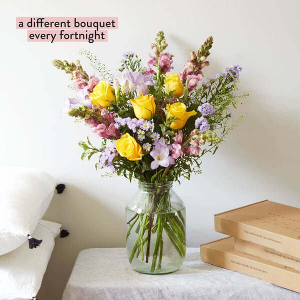 Flower Subscription - 12 Months Of Flowers - Letterbox Flowers - Winter Flowers - Flowers - Flower Delivery - Send Flowers - Bloom & Wild Flowers - Flower Gift - Flower Bouquet - A Year of Fortnightly Luxe Flowers