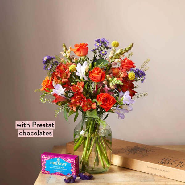 Flowers - Letterbox Flowers - Flower Delivery - Send Flowers - Alstroemeria - Freesia - The Celebration Bouquet