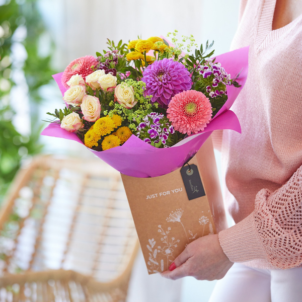 Summer Gift Box made with seasonal flowers