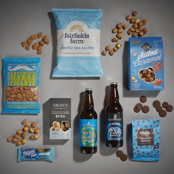 Craft Beers & Snacks Gift Box