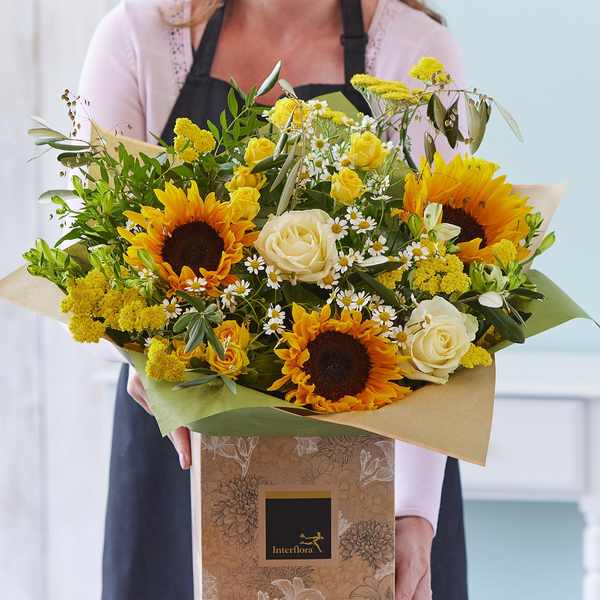 Sunflower Friendship Birthday hand-tied bouquet made with the finest flowers