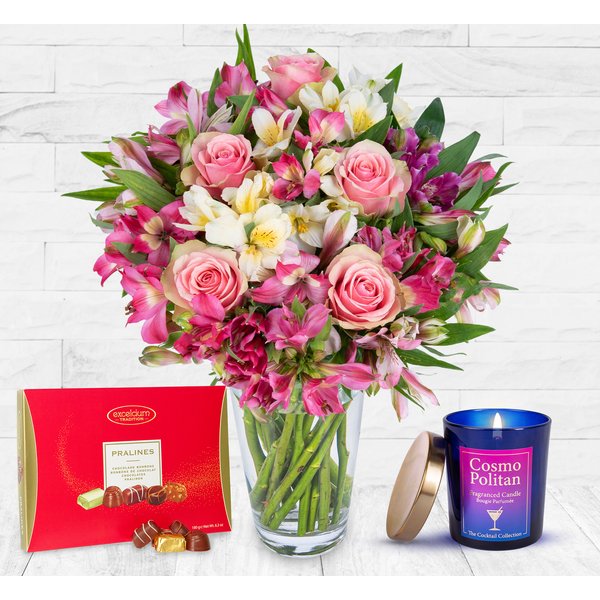 Peruvian Lily & Rose Gift