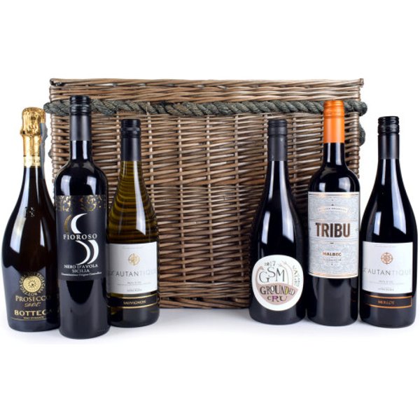 Wine Selection Log Basket